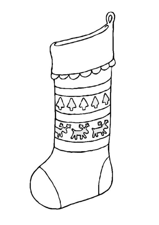 weihnachtsstrumpf Malvorlage weihnachtsstrumpf