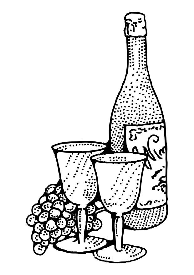 wein Malvorlage wein