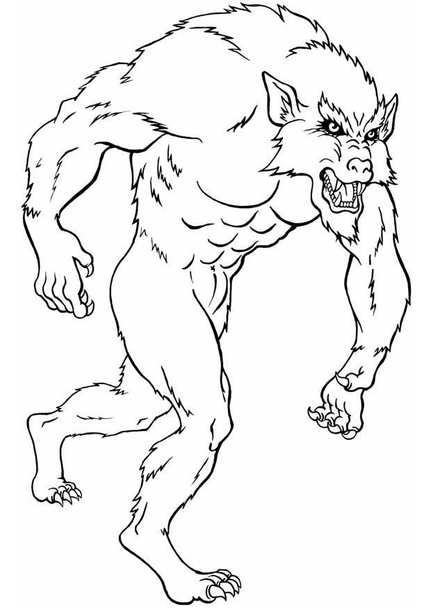 werwolf Malvorlage werwolf