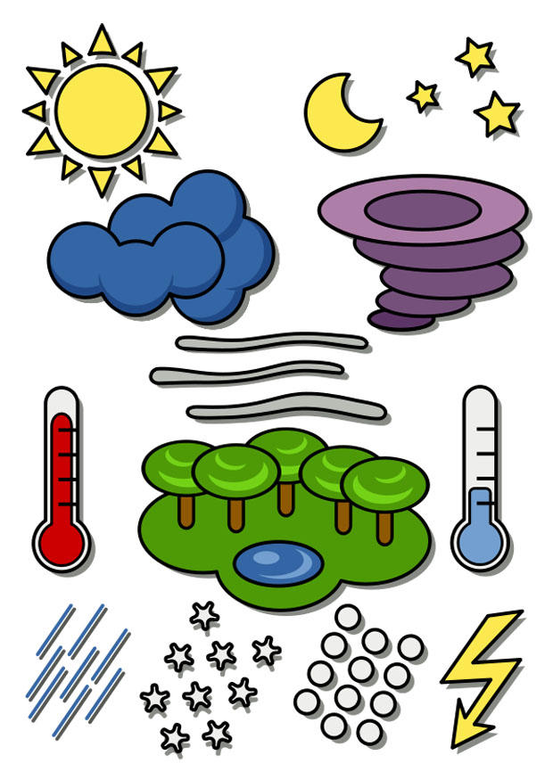 Bild wettersymbole