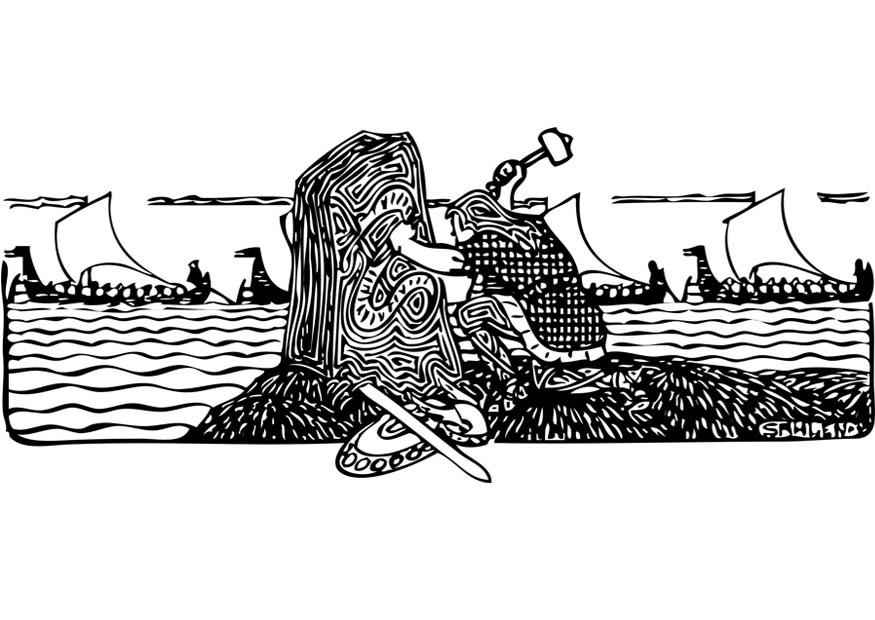 wikinger Malvorlage wikinger