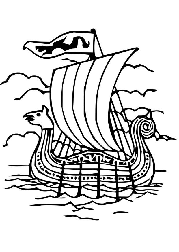 wikingerschiff Malvorlage wikingerschiff