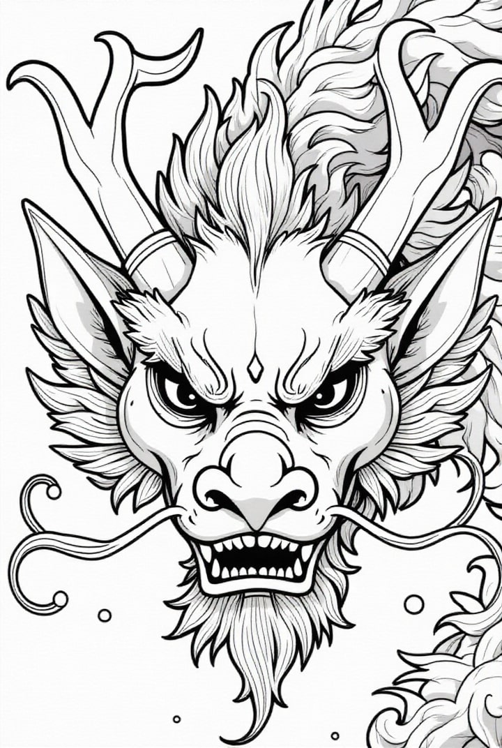 wilder drache Malvorlage wilder drache