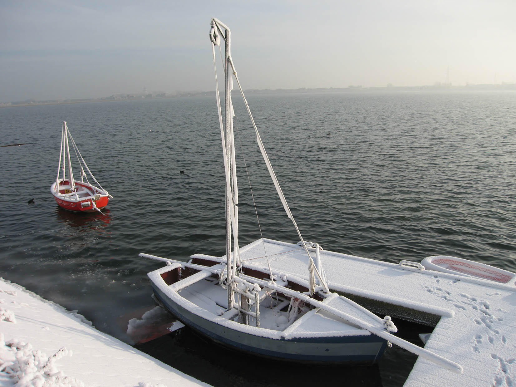 winter - boote Foto winter - boote