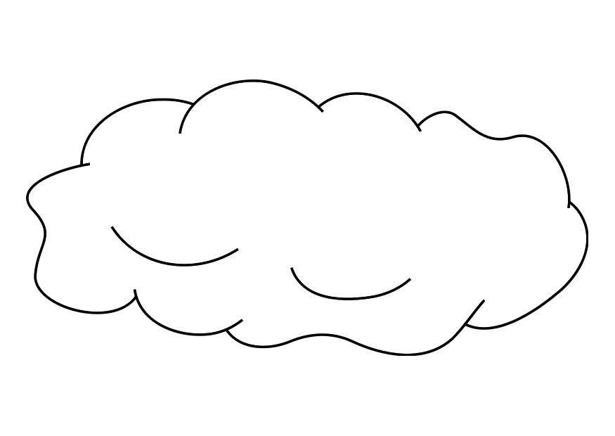 wolke Malvorlage wolke