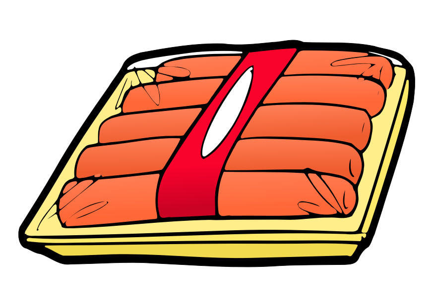 wurst mit verpackung Bild wurst mit verpackung