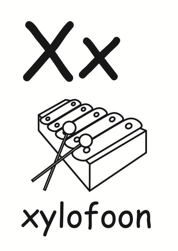 Malvorlage x