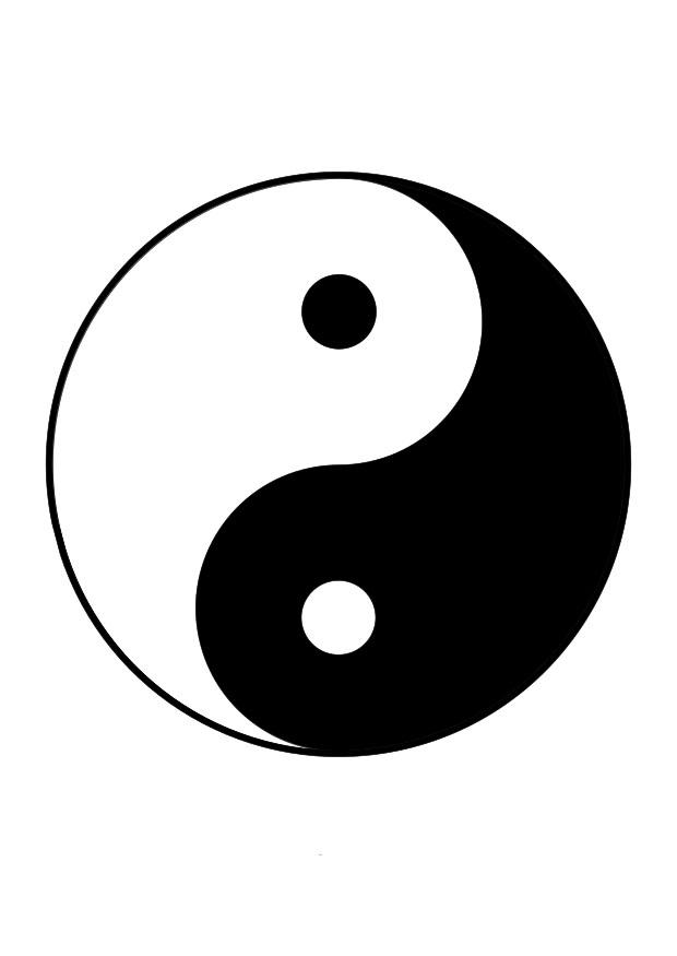 Malvorlage yin yang