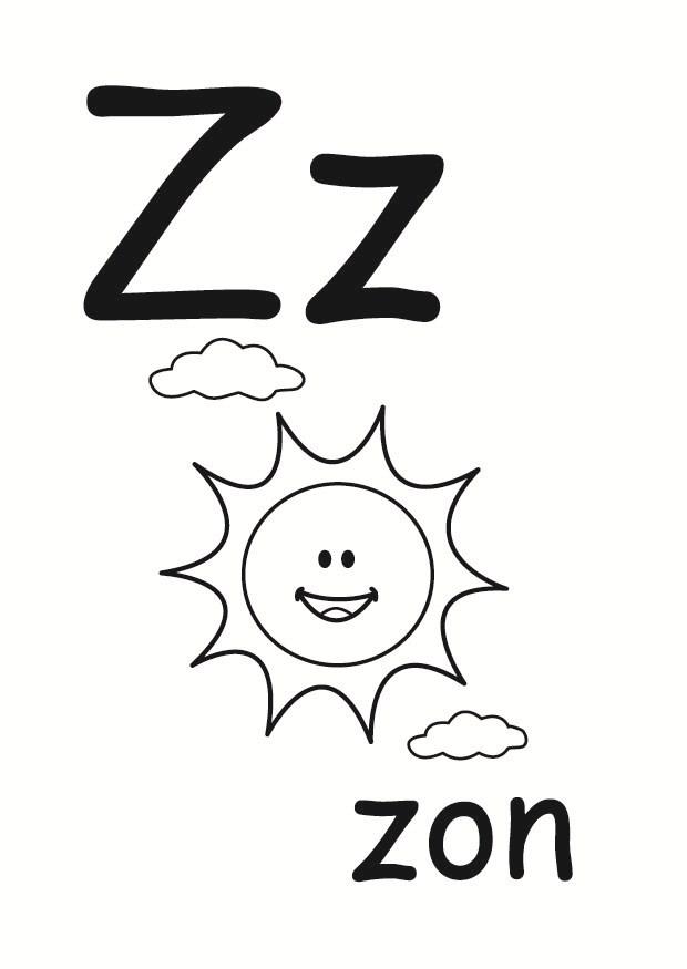 z Malvorlage z