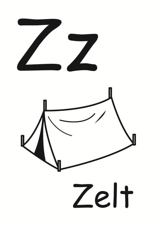 z Malvorlage z