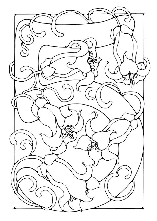 zahl - 5 Malvorlage zahl - 5