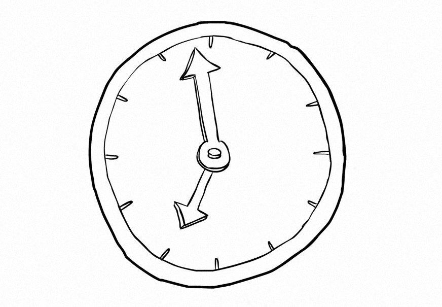 zeit Malvorlage zeit