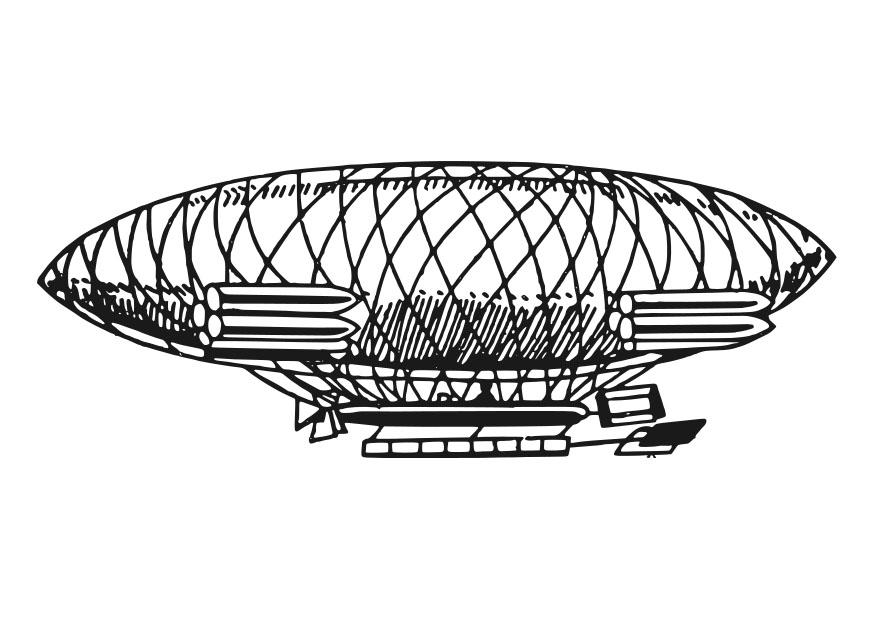 zeppelin Malvorlage zeppelin