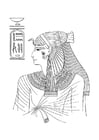 Malvorlagen Ägyptische Frau