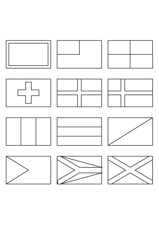 3 Malvorlagen Von Flaggen Kostenlose Ausmalbilder Zum Ausdrucken