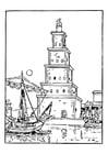 Malvorlagen alter Leuchtturm