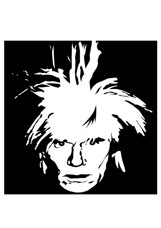 Malvorlage  Andy Warhol