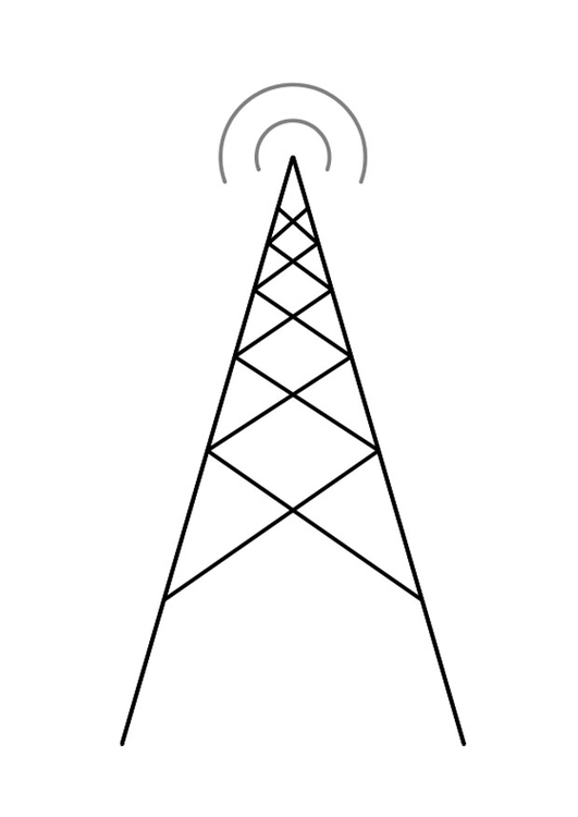 Malvorlage  Antenne