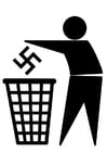 Malvorlage  Antifaschistisches Logo