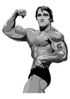 Malvorlage  Arnold Schwarzenegger