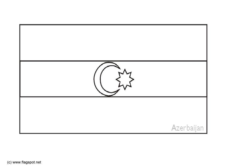 Malvorlage  Aserbeidschan