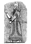 Malvorlagen assyrischer König