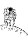Malvorlagen Astronaut
