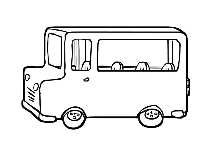 Malvorlage  Autobus (2)