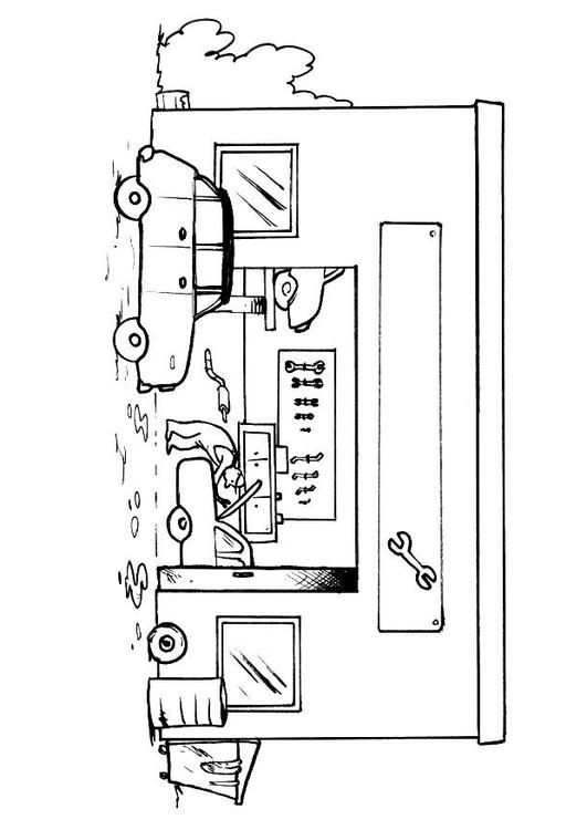 Autowerkstatt - ohne Text