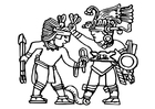 Malvorlagen Aztekische Wandmalerei