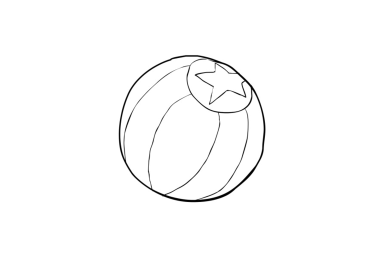 Malvorlage Ball - Kostenlose Ausmalbilder Zum Ausdrucken - Bild 13775.