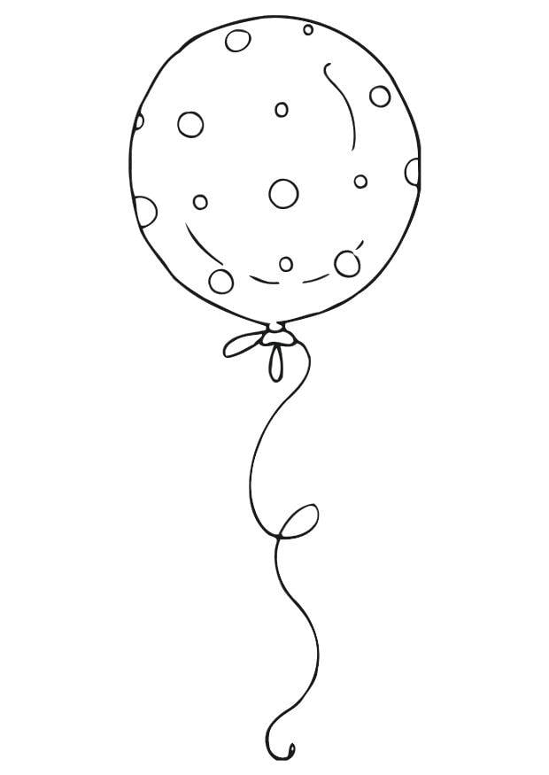 Malvorlage  Ballon