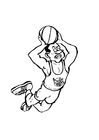 malvorlage Basketball