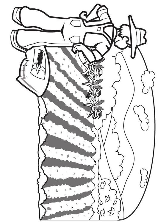 Malvorlage Bauer - Kostenlose Ausmalbilder Zum Ausdrucken - Bild 7076.
