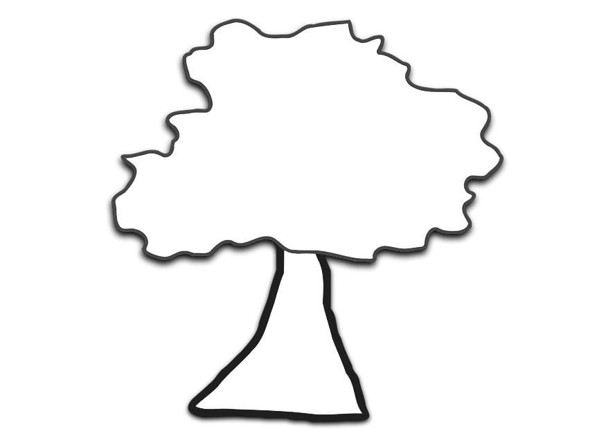 Malvorlage  Baum