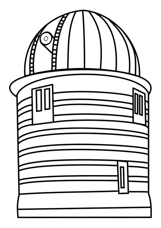 Malvorlage  Beobachtungsturm