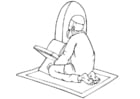 Malvorlage  beten Islam