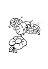 Malvorlagen Biene und Blume