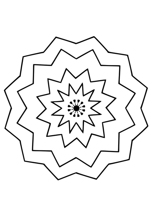 Malvorlage  Blume