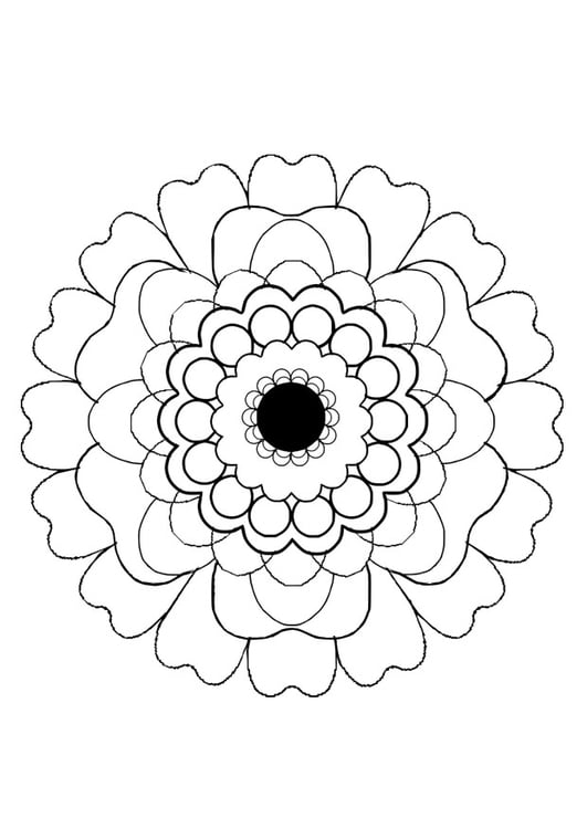 Malvorlage  Blume