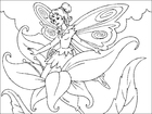 malvorlage Blumenfee