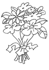 Malvorlagen Blumenstrauss