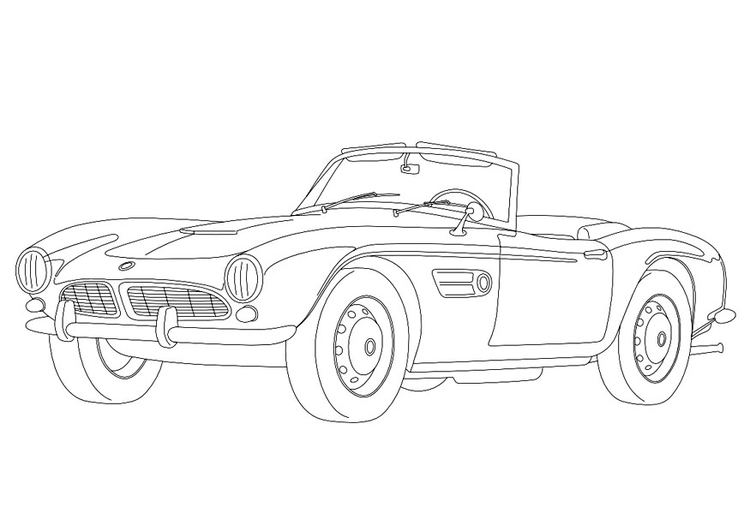 Malvorlage  BMW 507