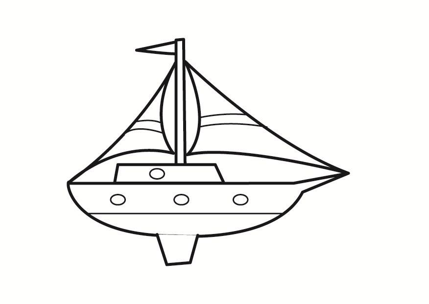 Malvorlage Boot - Kostenlose Ausmalbilder Zum Ausdrucken - Bild 23321.