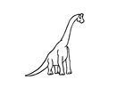 Malvorlage  Brachiosaurus