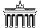 Malvorlage  Brandenburger Tor