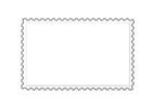 Malvorlage  Briefmarke 1
