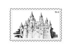 Malvorlage  Briefmarke 3