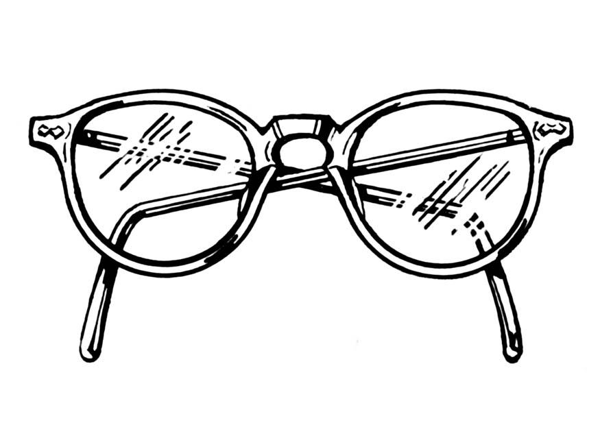 Malvorlage  Brille