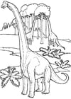 Malvorlagen Brontosaurier